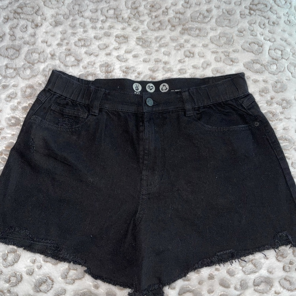 Black Jean Shorts 🖤